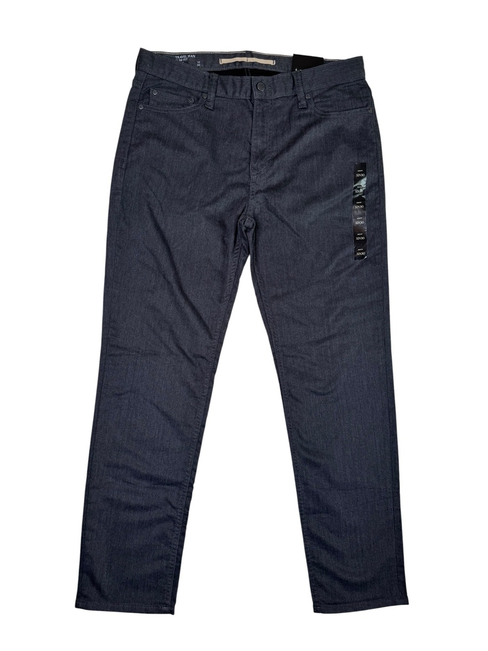 Banana Republic Travel Jean Slim Fit Pants Charcoal Heather Men's Size 32x30